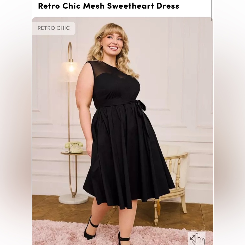 BNWT Torrid Mesh Sweetheart dress